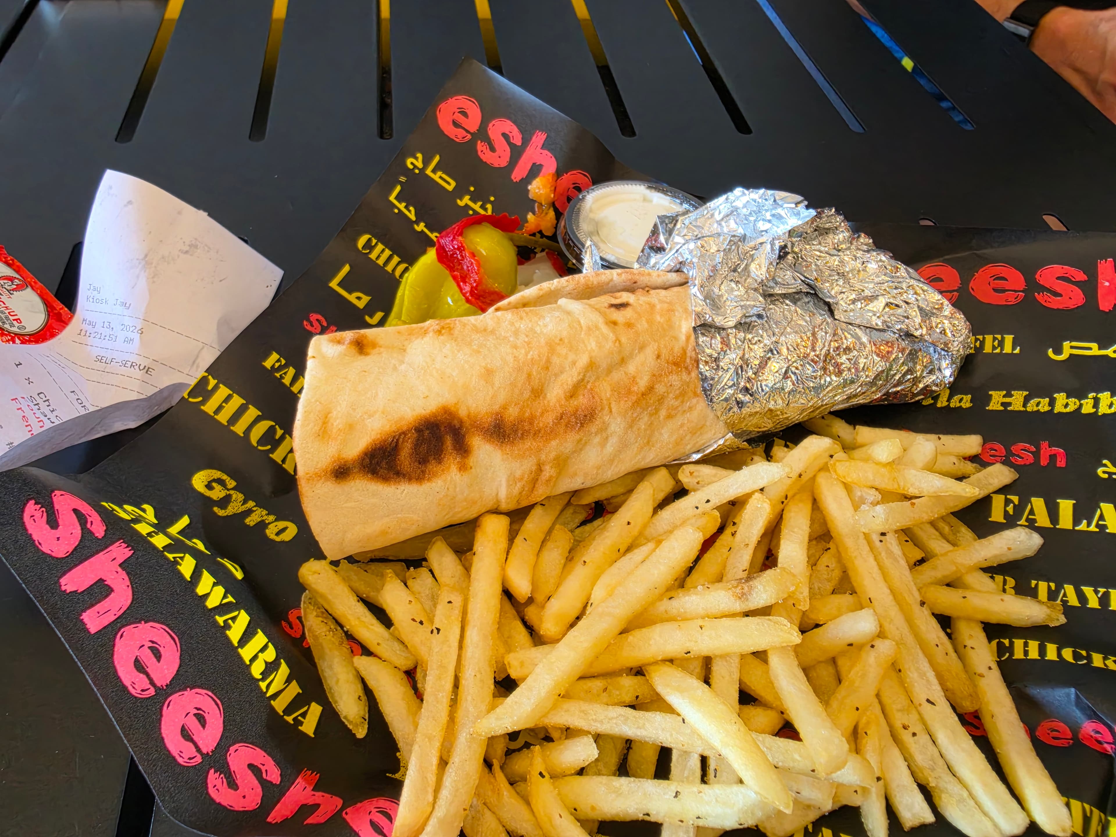 Chicken Wrap Tuesday Special